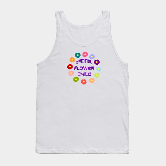 Original flower child Tank Top by artsytee